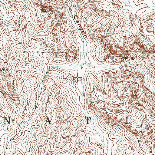 Topographic Map of Angel Spring, AZ
