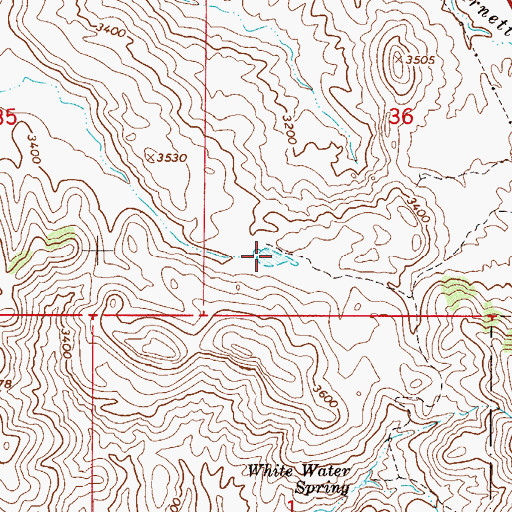 Topographic Map of Black Hills Tank, AZ