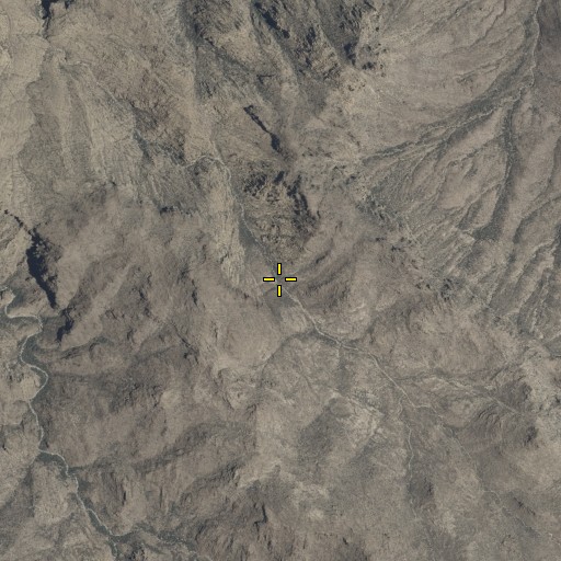 Aerial/Satellite Image of Bluff Spring Mountain Spring, AZ