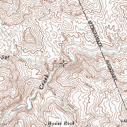 Topographic Map of Bootlegger Trap Spring, AZ