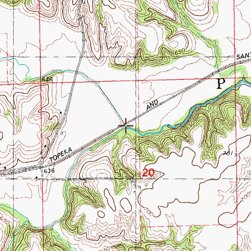 Topographic Map of North Creek, IL