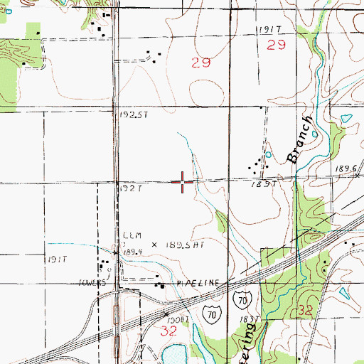 Topographic Map of Abraham Lincoln School (historical), IL