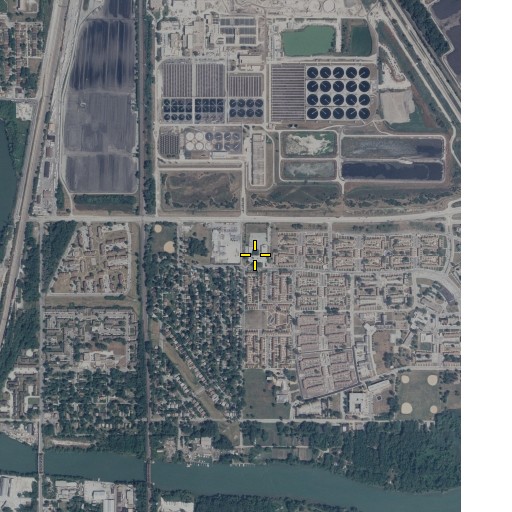 Aerial/Satellite Image of Aldridge Elementary School, IL