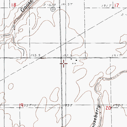 Topographic Map of Allen School (historical), IL