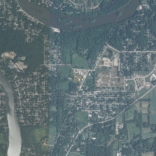 Aerial/Satellite Image of Anderson Elementary School, IL