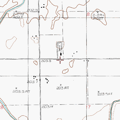 Topographic Map of Apostolic Christian Church, IL
