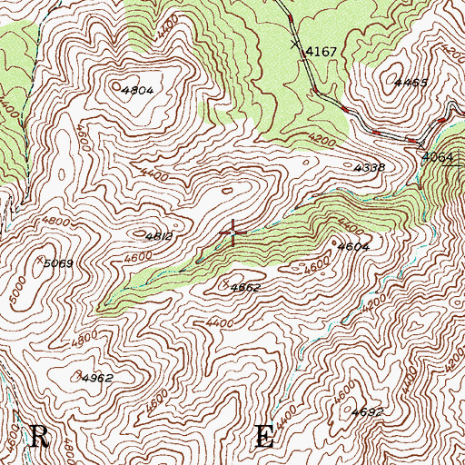 Topographic Map of Limestone Spring, AZ