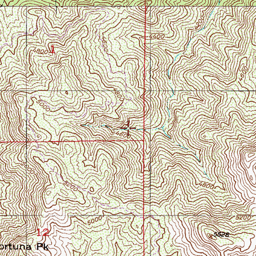 Topographic Map of Mac Spring, AZ