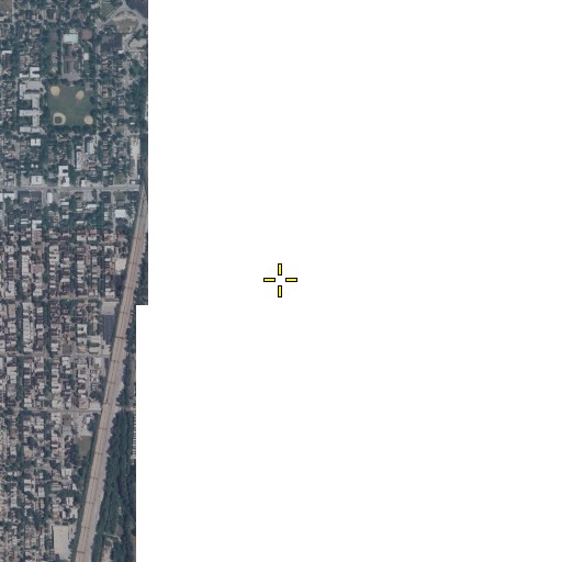 Aerial/Satellite Image of Avalon Park School, IL
