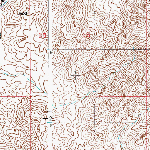 Topographic Map of McGinnel Spring, AZ