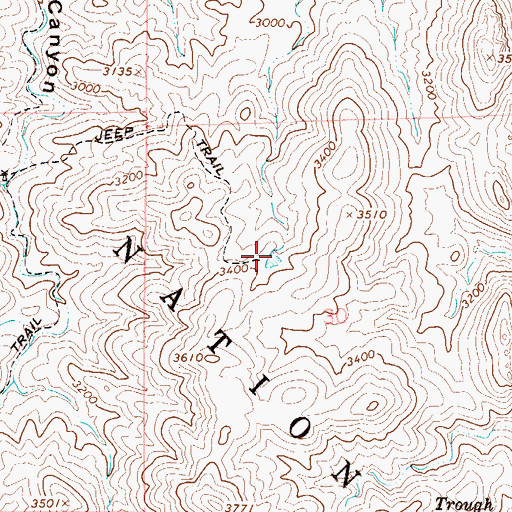 Topographic Map of Mesa Tank, AZ