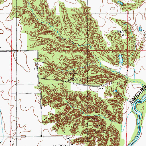 Topographic Map of Balch School (historical), IL