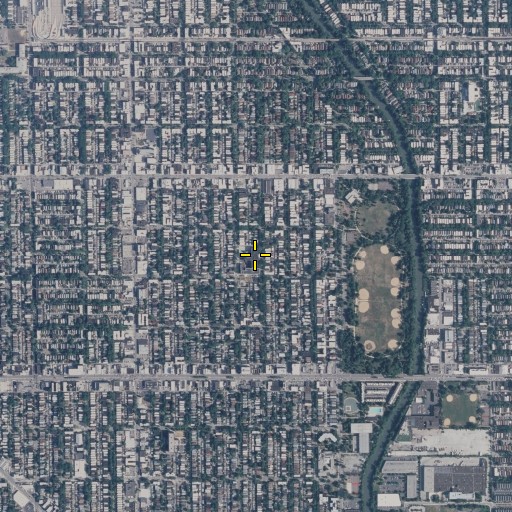 Aerial/Satellite Image of Bateman Elementary School, IL