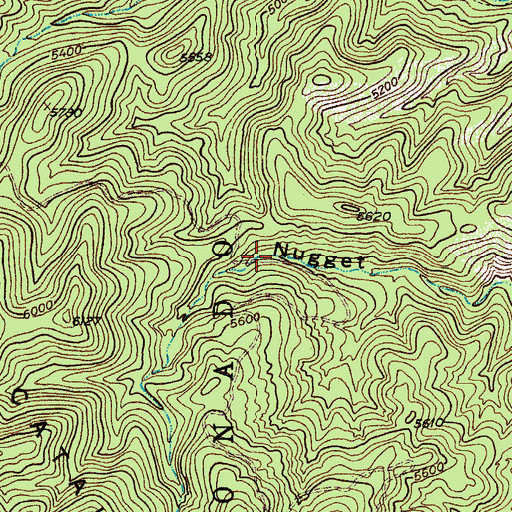 Topographic Map of Pela Seca Spring, AZ