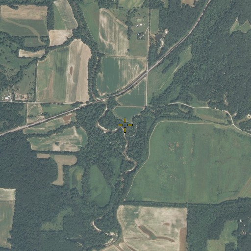 Aerial/Satellite Image of Bearcat Creek, IL