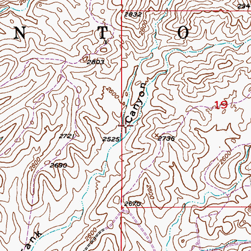 Topographic Map of Rebel Tank, AZ