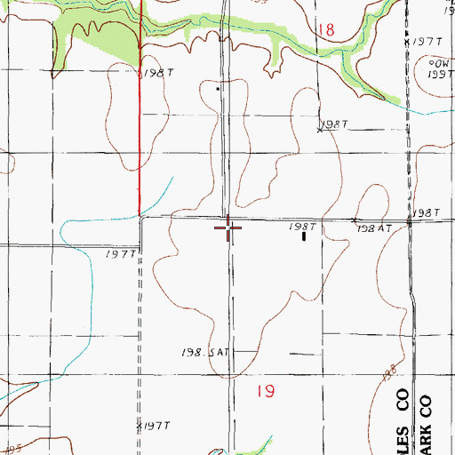 Topographic Map of Berkeley School (historical), IL