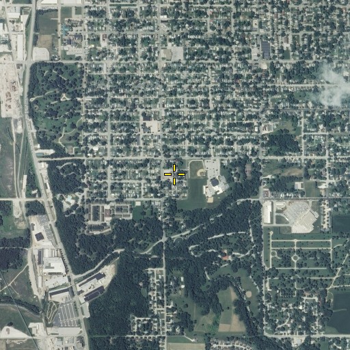Aerial/Satellite Image of Berrian Alternative School, IL