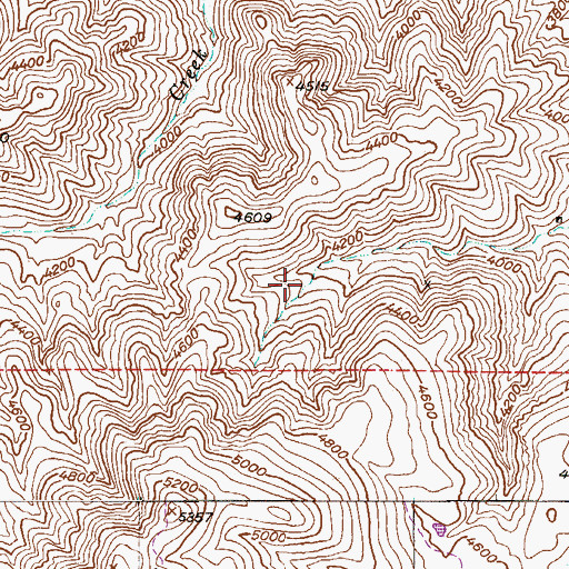 Topographic Map of Sheep Camp Spring, AZ