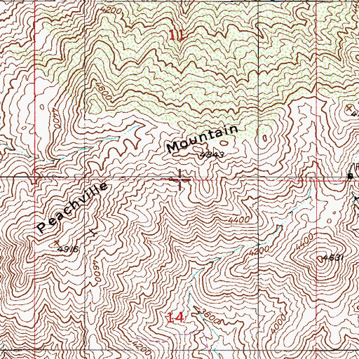 Topographic Map of Silverrona Spring, AZ
