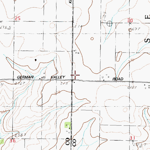 Topographic Map of Beuth School (historical), IL