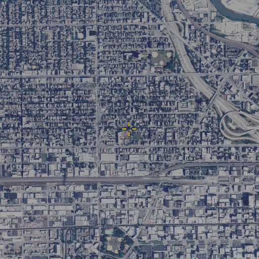 Aerial/Satellite Image of Bickerdike Square Park, IL