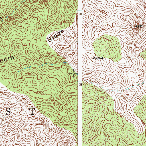 Topographic Map of Swede Camp Spring, AZ