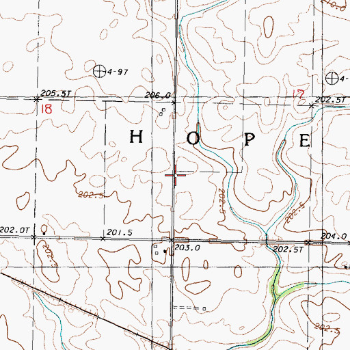 Topographic Map of Black College School (historical), IL