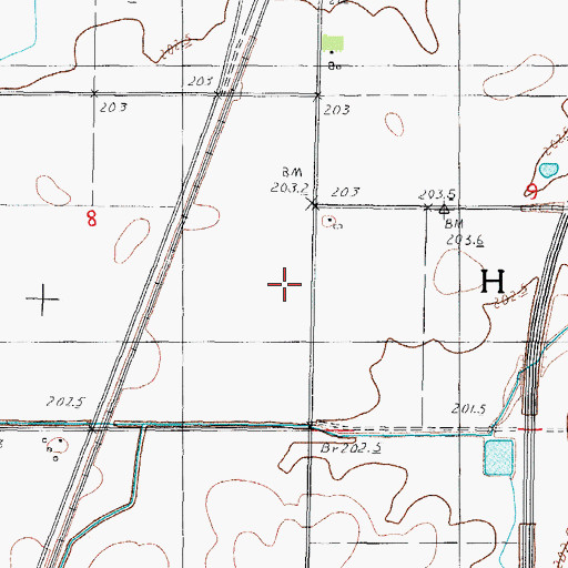 Topographic Map of Black School (historical), IL