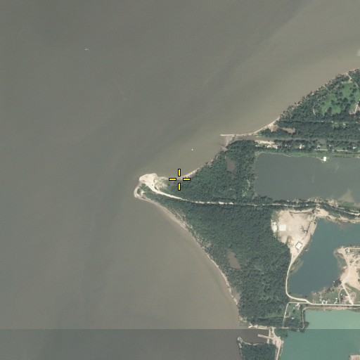 Aerial/Satellite Image of Blue Creek, IL