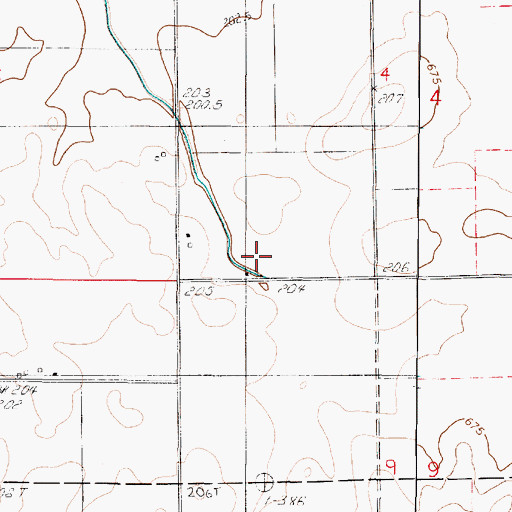 Topographic Map of Blue Mound School (historical), IL