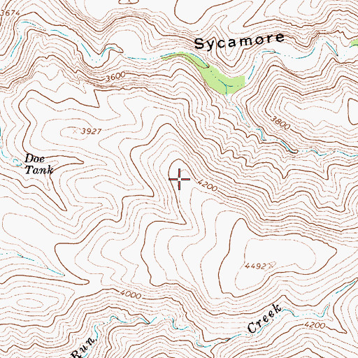 Topographic Map of Childs, AZ