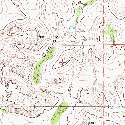 Topographic Map of Santa Cruz County, AZ