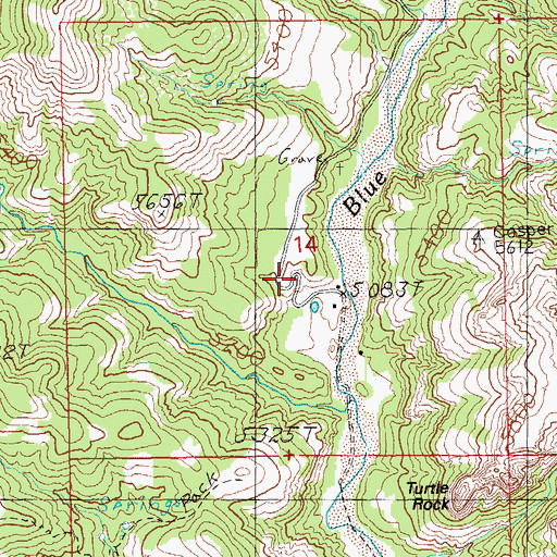 Topographic Map of Cosper, AZ