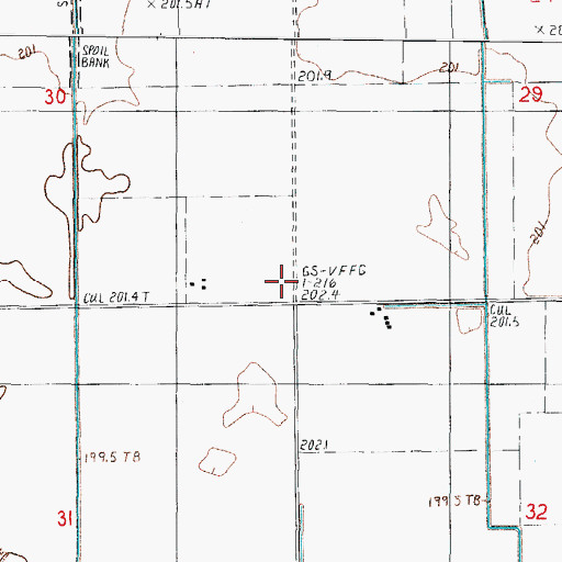 Topographic Map of Brinkman School (historical), IL