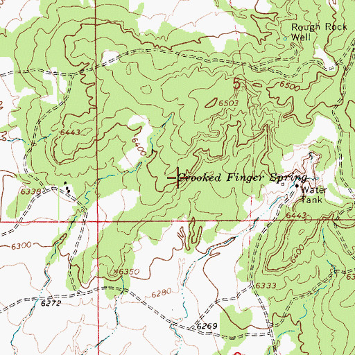 Topographic Map of Togoholtsoe Spring, AZ