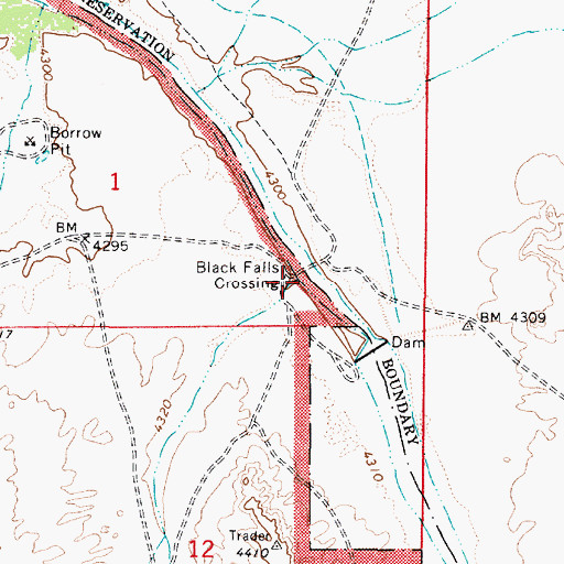 Topographic Map of Kanaa Valley, AZ