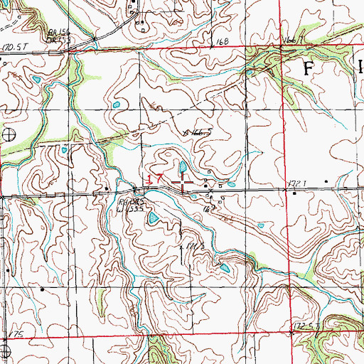 Topographic Map of Brush College School (historical), IL