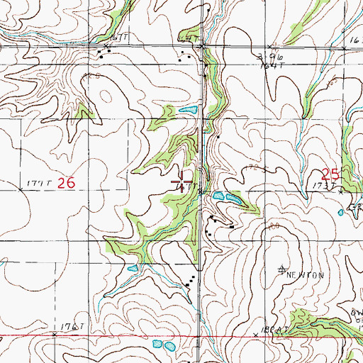 Topographic Map of Buck Grove School (historical), IL