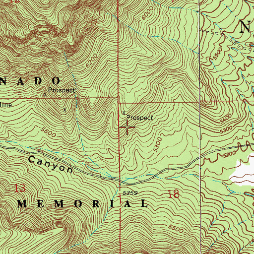 Topographic Map of Coronado National Memorial, AZ