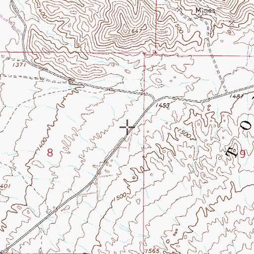 Topographic Map of Fort Badger (historical), AZ