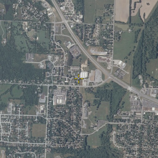 Aerial/Satellite Image of Buckles School, IL