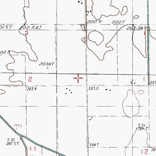 Topographic Map of Burger School (historical), IL
