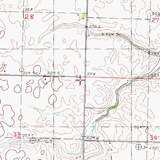 Topographic Map of Burgess School (historical), IL