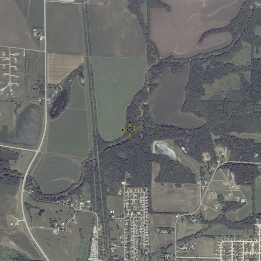 Aerial/Satellite Image of Burlison Creek, IL