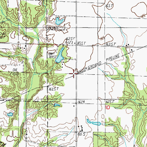 Topographic Map of Byrd School (historical), IL