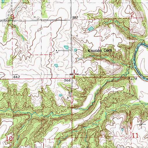 Topographic Map of Byrnes School (historical), IL