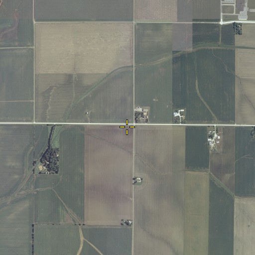 Aerial/Satellite Image of California School (historical), IL
