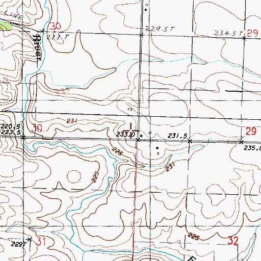 Topographic Map of Carber School (historical), IL