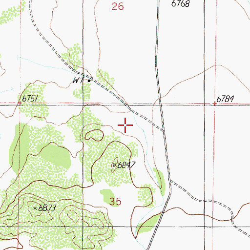 Topographic Map of Ida Tank, AZ